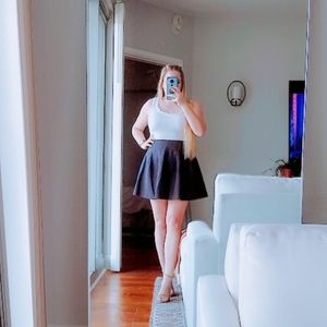 💙 NWT banana republic pleated skater skirt